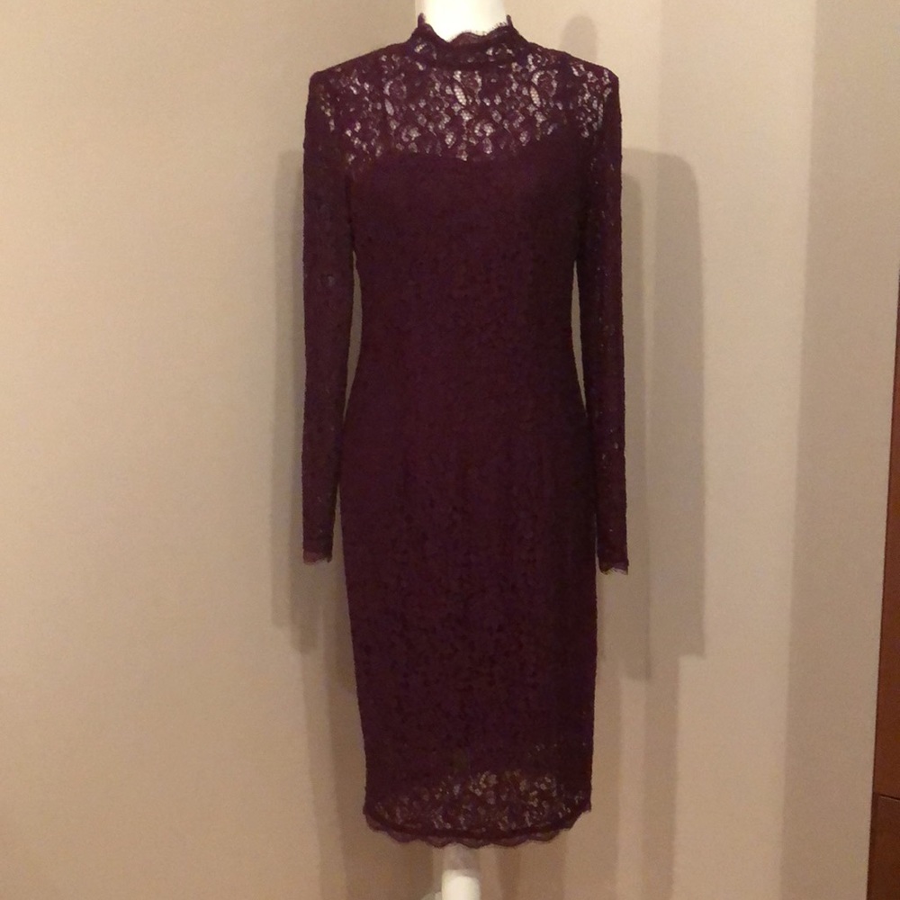 Adrianna Papell Lace After Five Cocktail Dress